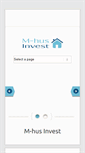 Mobile Screenshot of mhusinvest.se